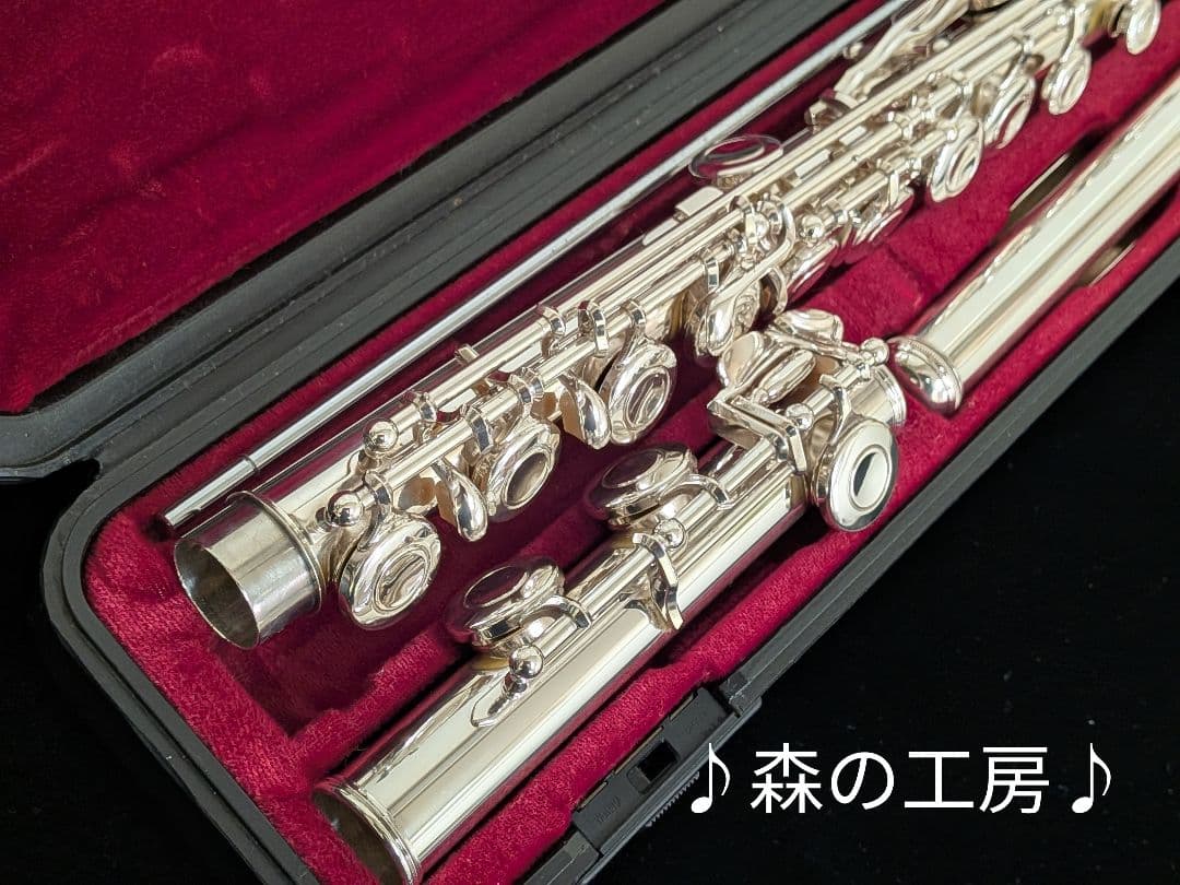 商談中【おちゃ】銀メッキ　ヤマハフルート YFL211S Eメカ
