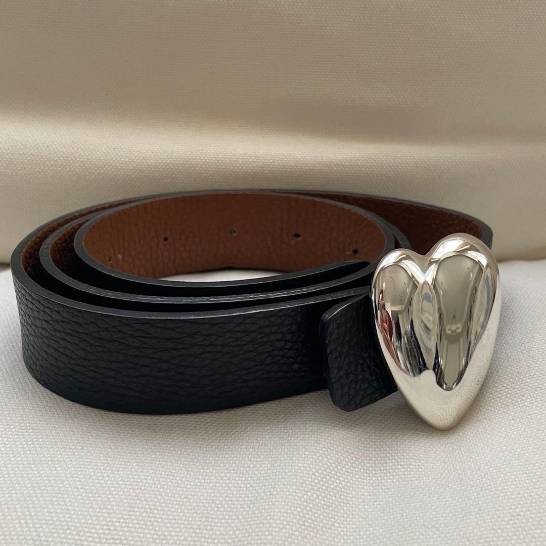【A VACATION/アヴァケーション】HEARTバックル ベルト