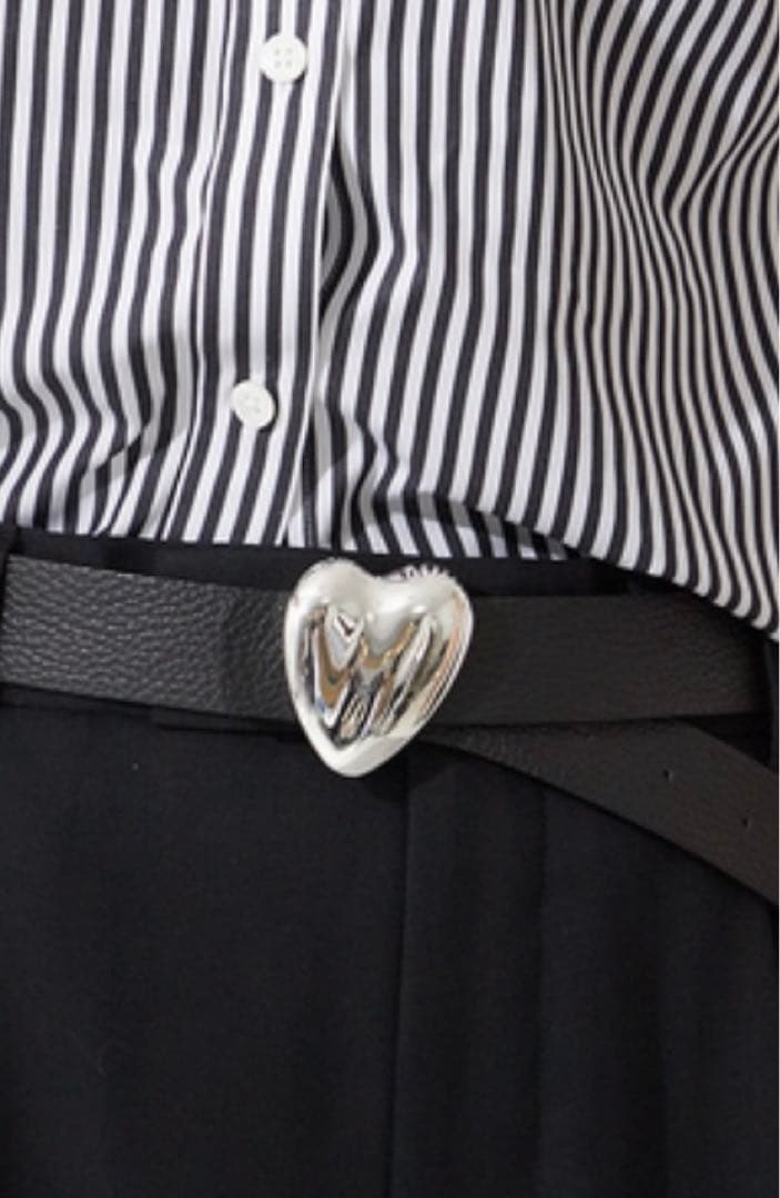 【A VACATION/アヴァケーション】HEARTバックル ベルト