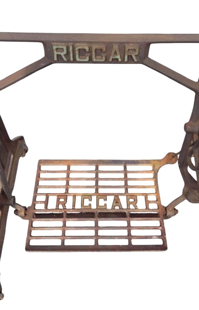 昭和レトロ　RICCAR　足踏みミシン　ミシン台