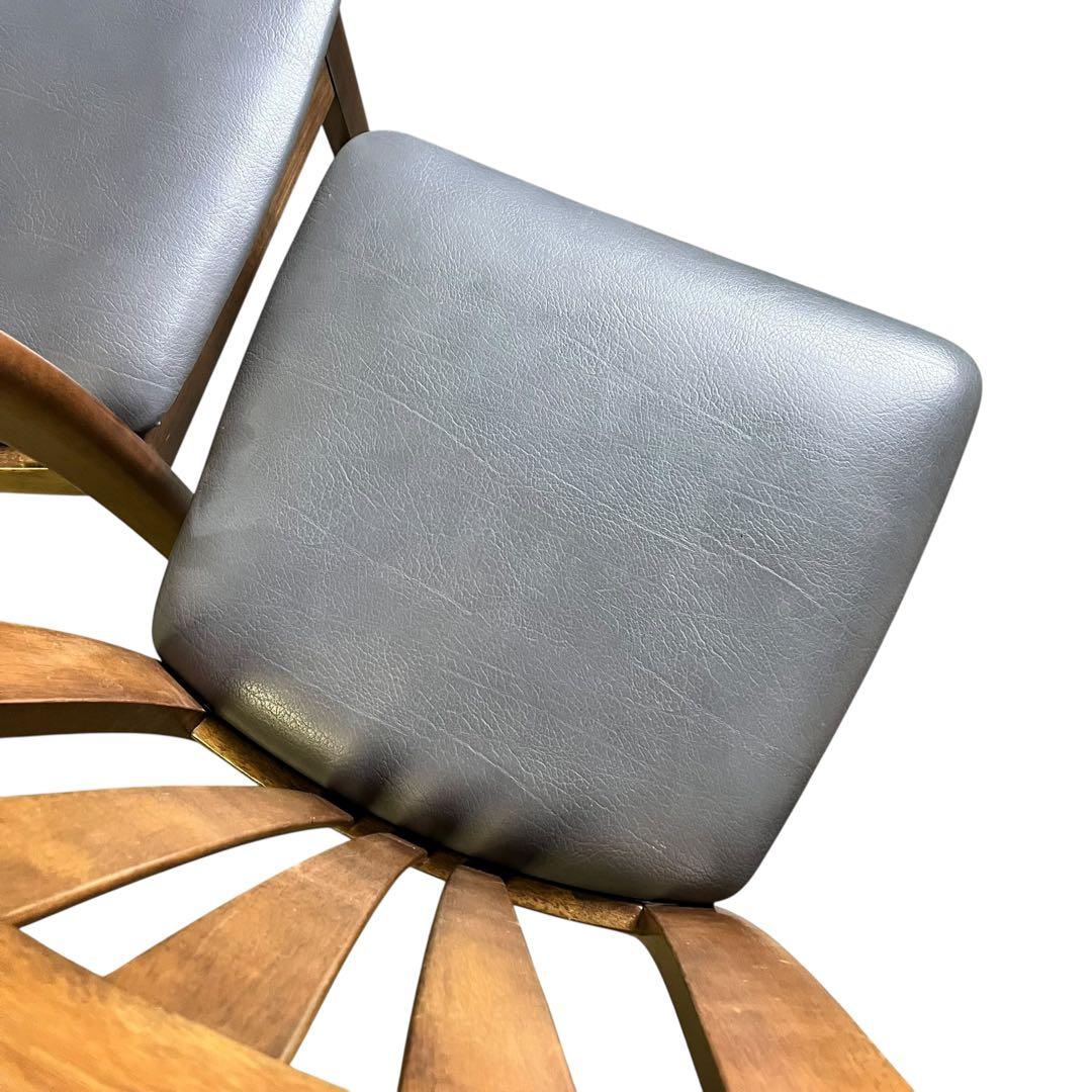 【送料無料】カリモク ダイニングチェア 2脚セット 木製モダン 北欧