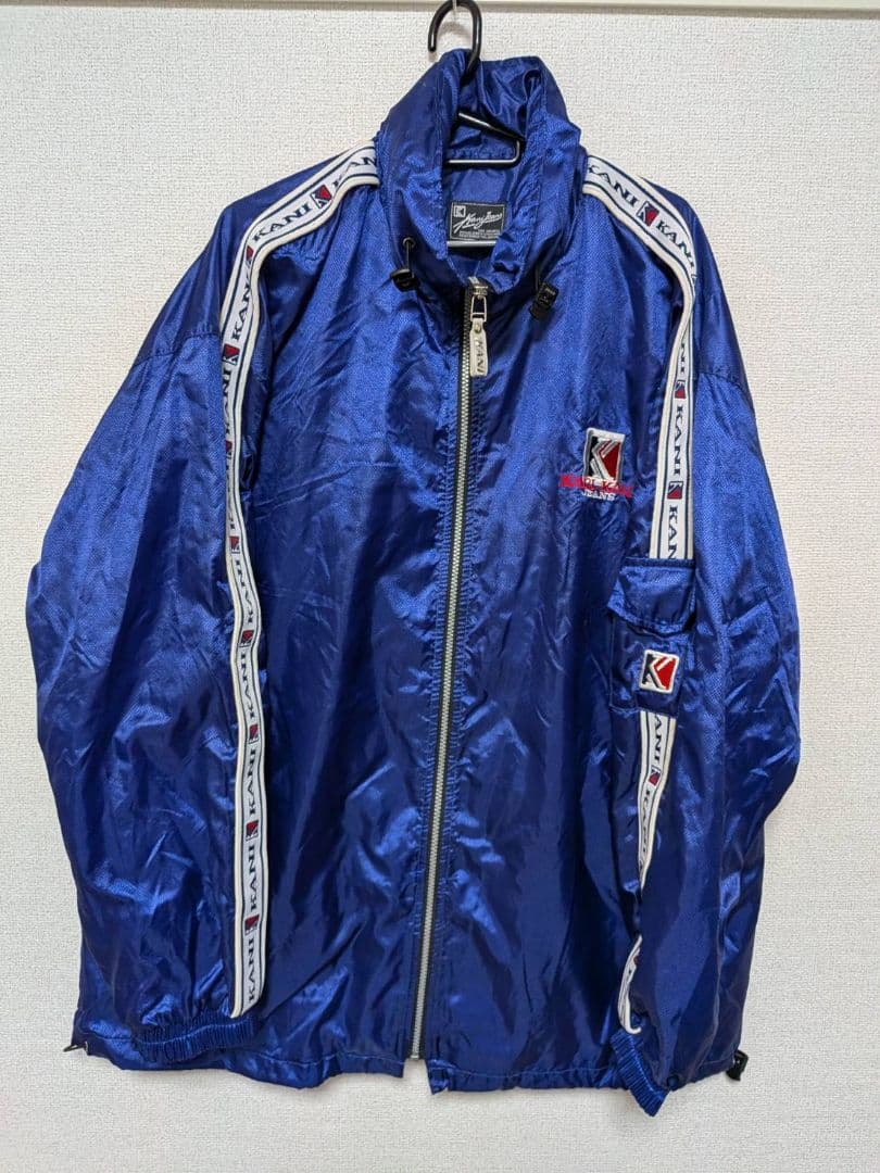 KARLKANI　KANIJEANS　カールカナイ　ナイロン　セットアップブルー