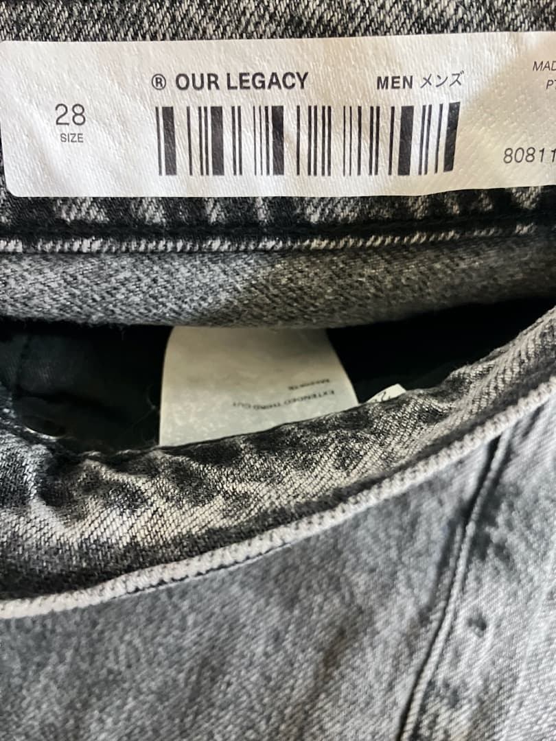 新品 28 24ss OUR LEGACY サードカットデニム 6627