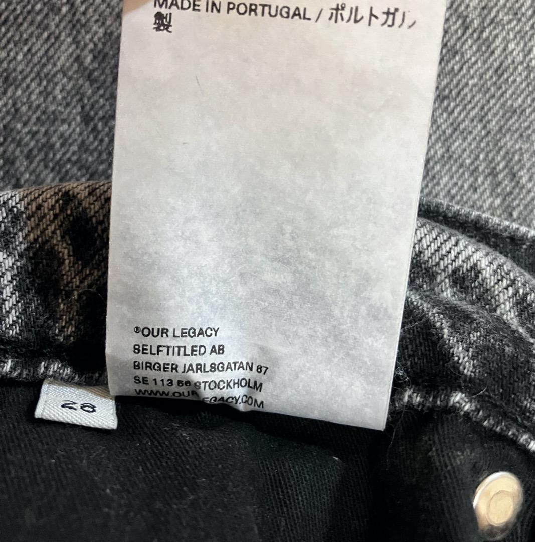 新品 28 24ss OUR LEGACY サードカットデニム 6627