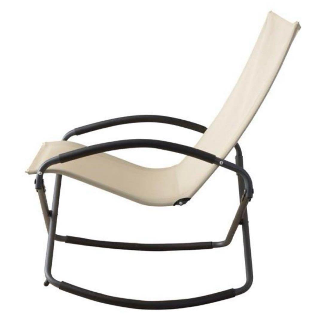 【新品未使用】ロッキングチェア　折りたたみ①