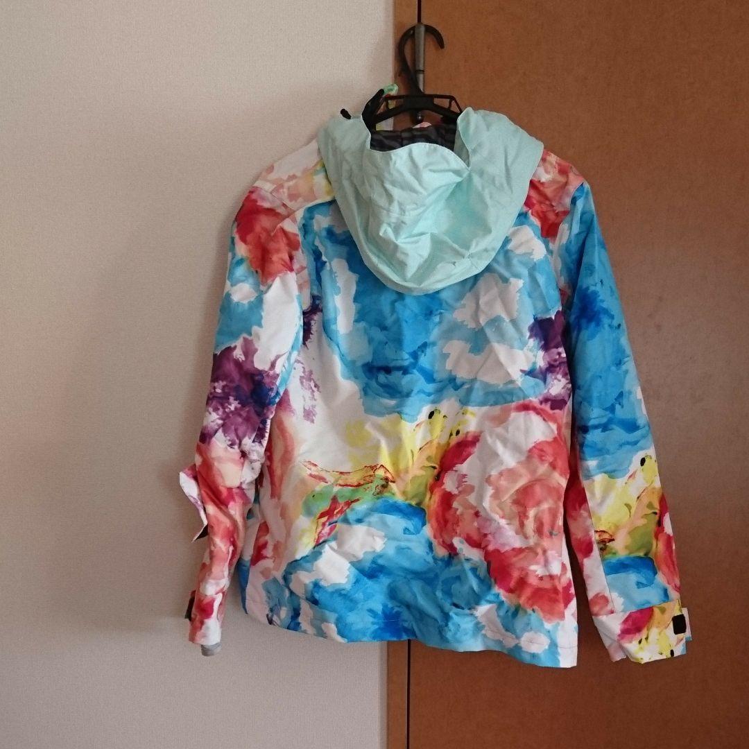 スノボ ウェア 上下セット マーブル 黄色