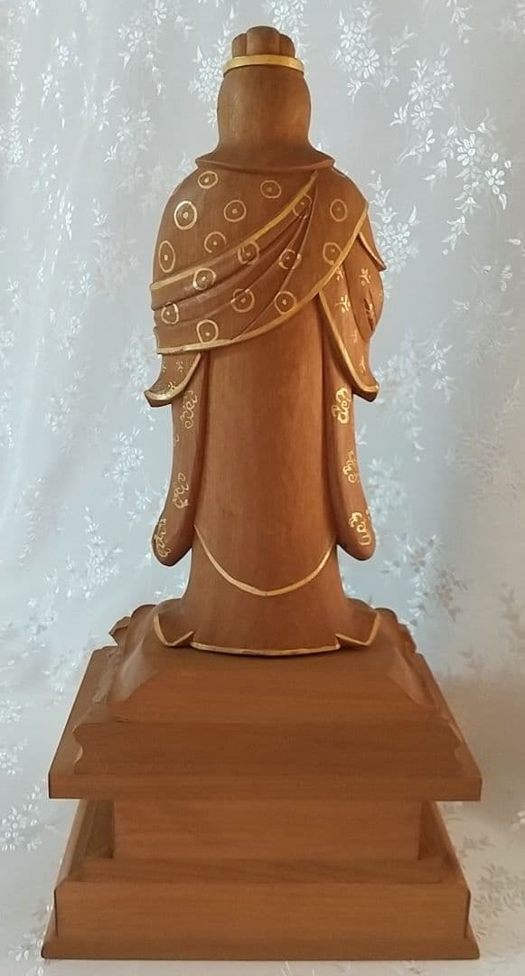 鬼子母神立像 天女形 訶梨帝母 子安 子授け 安産 守り神 木彫