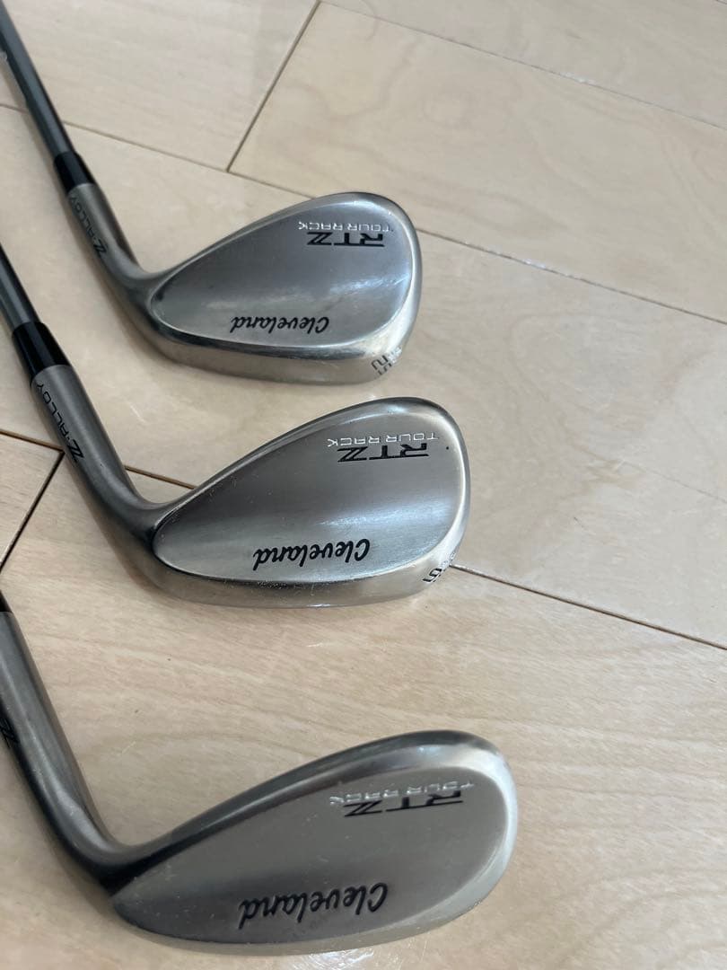 クリーブランドRTZ ノーメッキ　ウエッジ MCI90 52°56°60° 3本