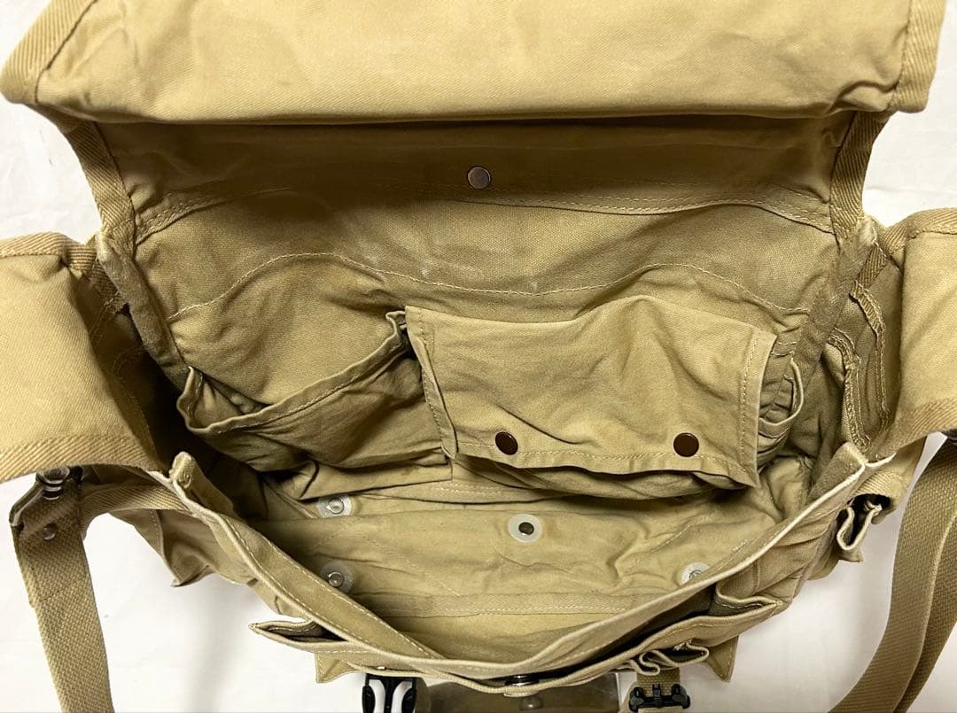 一澤帆布　信三郎帆布　ショルダーバッグ　3WAY 希少　ベージュ