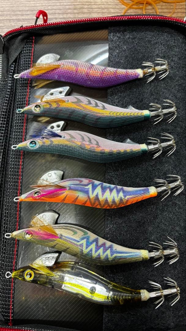 エギ27個、ケース付き