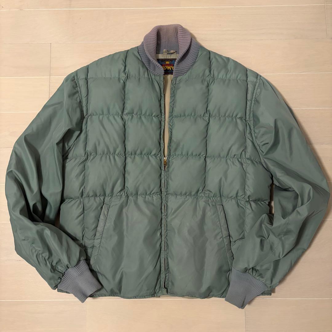 希少　 50s 前期　Eddie Bauer ダウンジャケット 日の出タグ