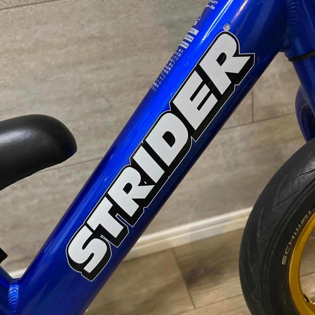 デ*や様 日本正規品　ストライダーSTRIDERPRO 青✖︎金　美品　レース用