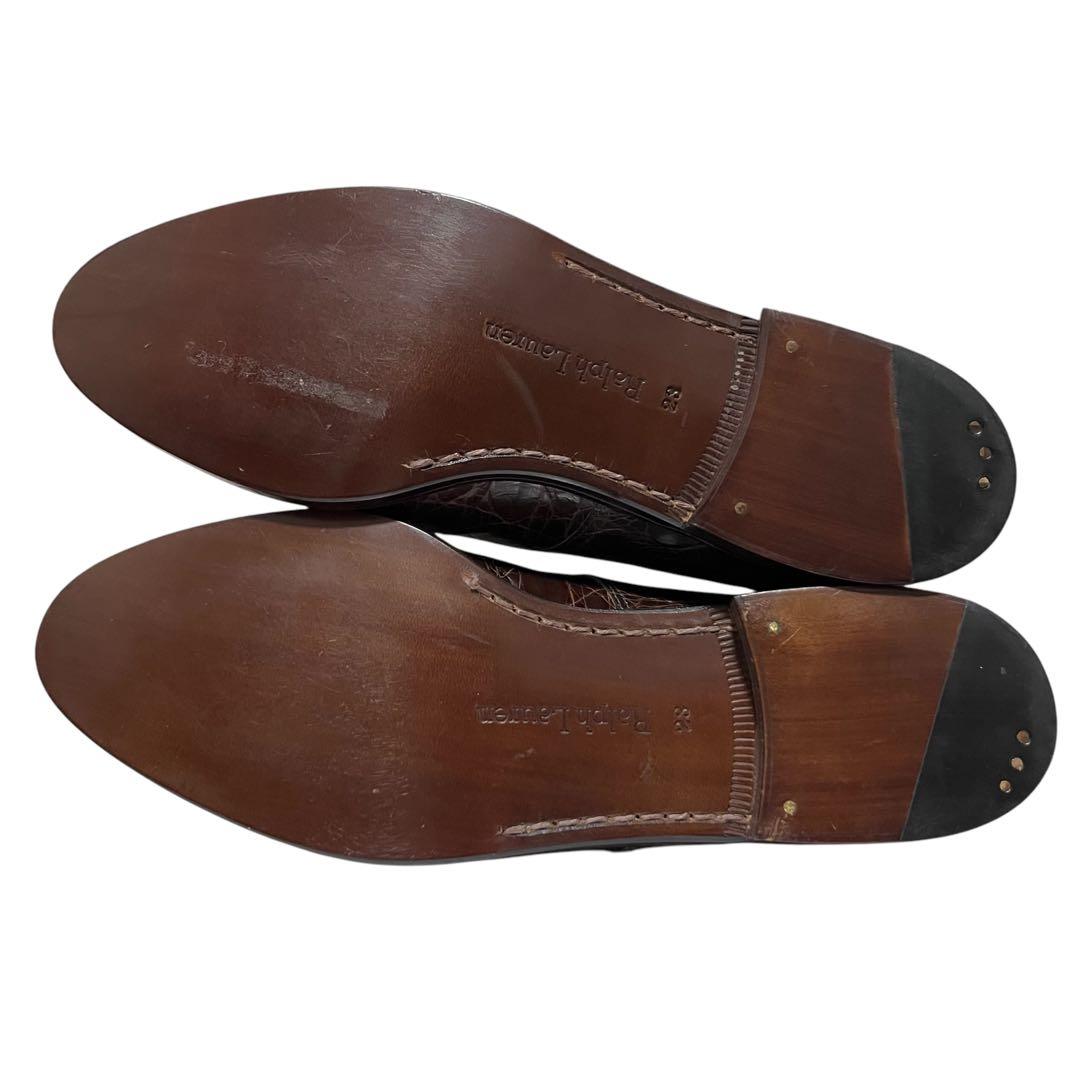 フルーツモンキー ほぼ未使用 クロコダイル シングルモンク シューズ 23