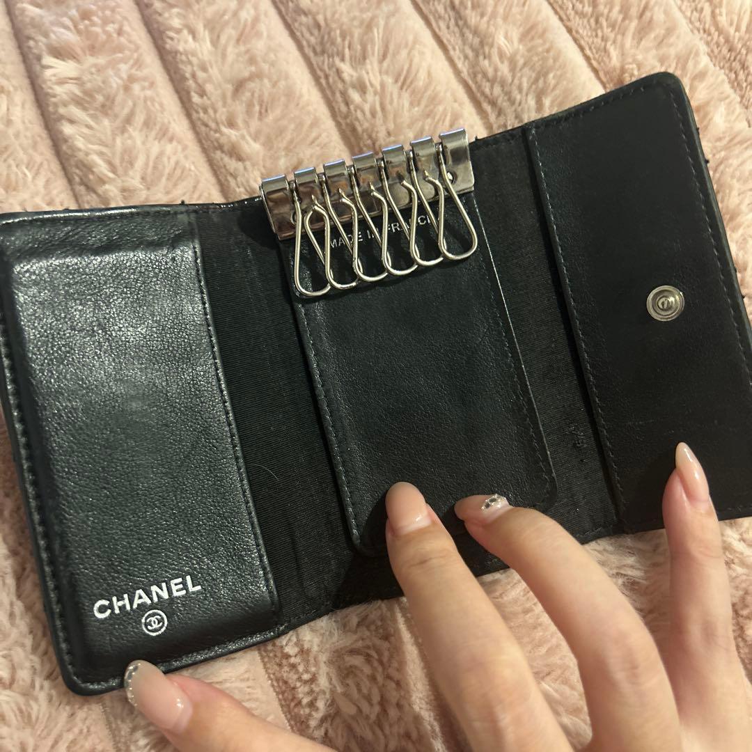 CHANEL キーケース　エナメル　ブリリアント　ココマーク
