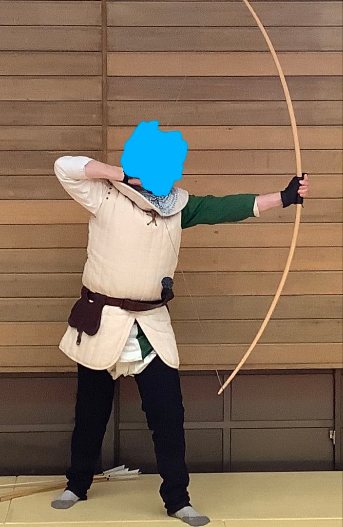 中世アーチャーコスチューム 弓矢は付属しません 中世アーチャー