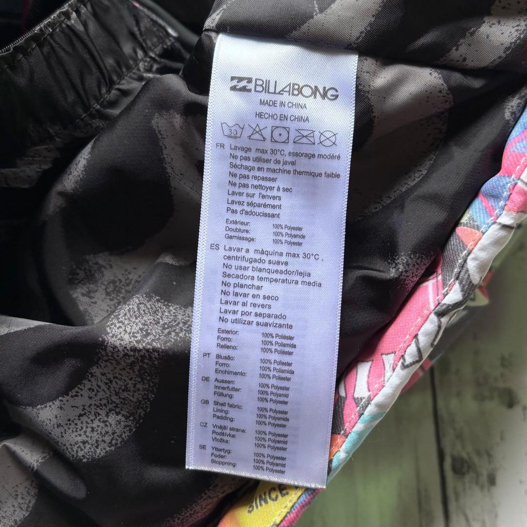 美品✨BILLA BONG & ROXY スノボーウェア 上下セット M