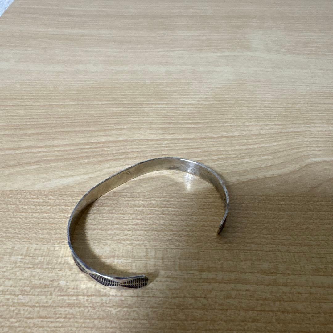 シルバーバングル インディアンジュエリー