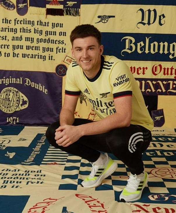 アーセナル　ティアニー オーセンティック アウェイ 2021-22 (M)