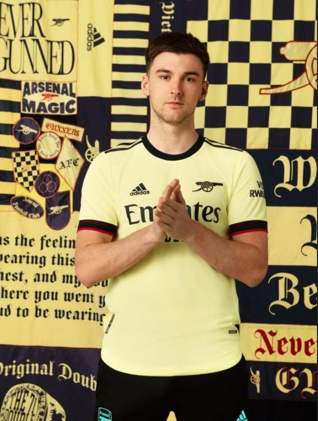 アーセナル　ティアニー オーセンティック アウェイ 2021-22 (M)