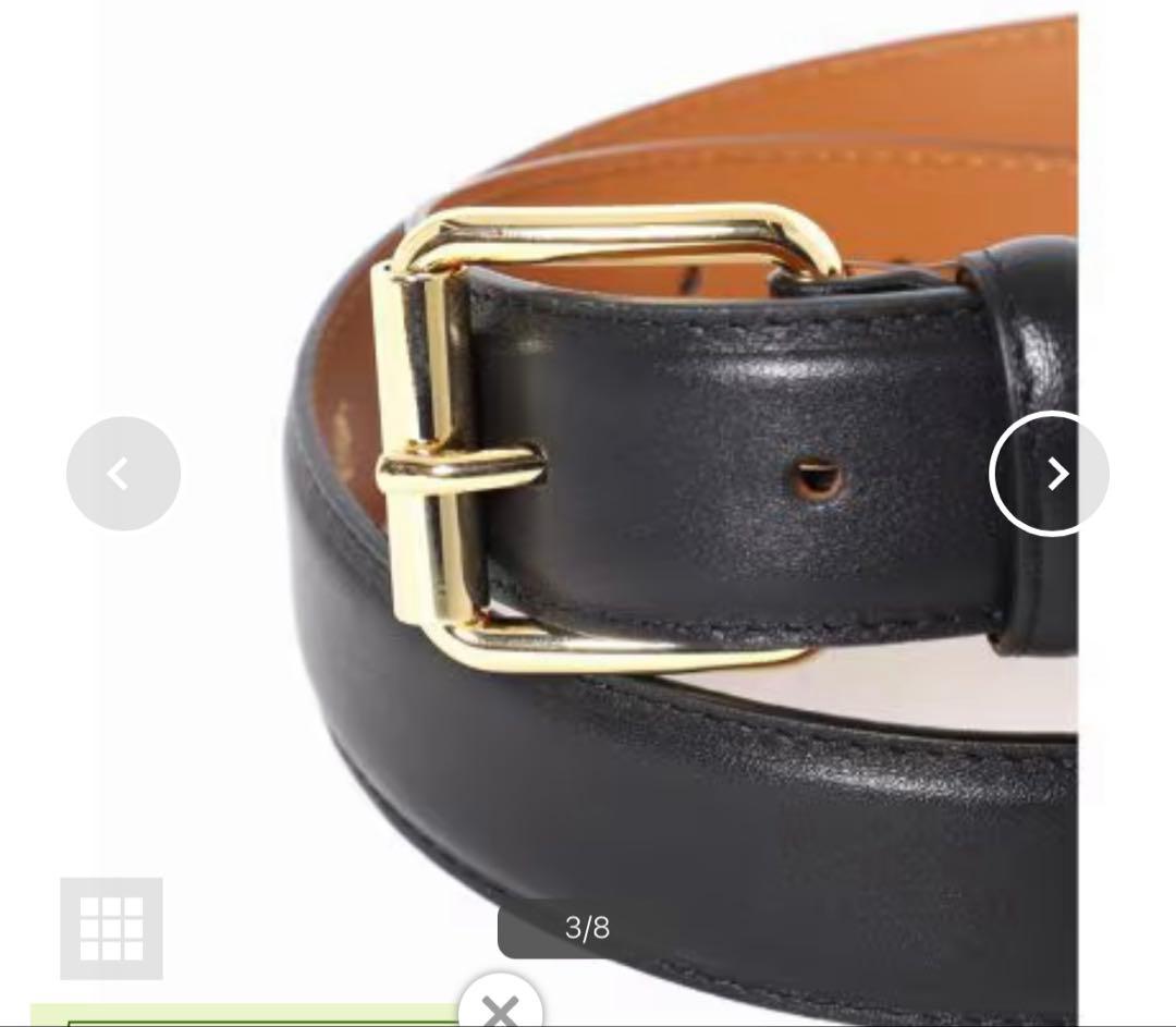 MAISON BOINET/メゾンボワネBELT IN NAPPA LEAT美品