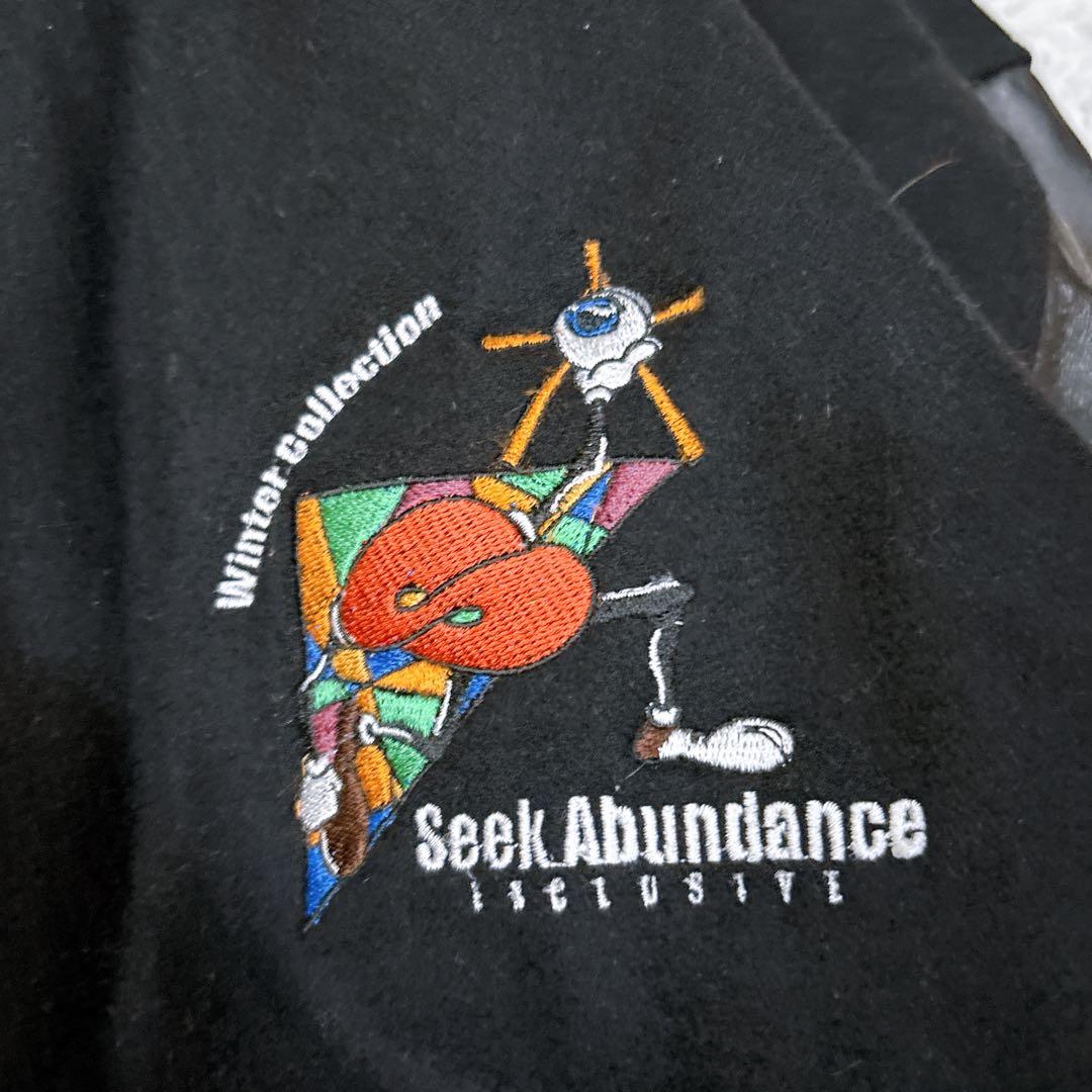 JH DESIGN リバーシブル 袖レザー 刺繍ロゴ スタジャン　3XL