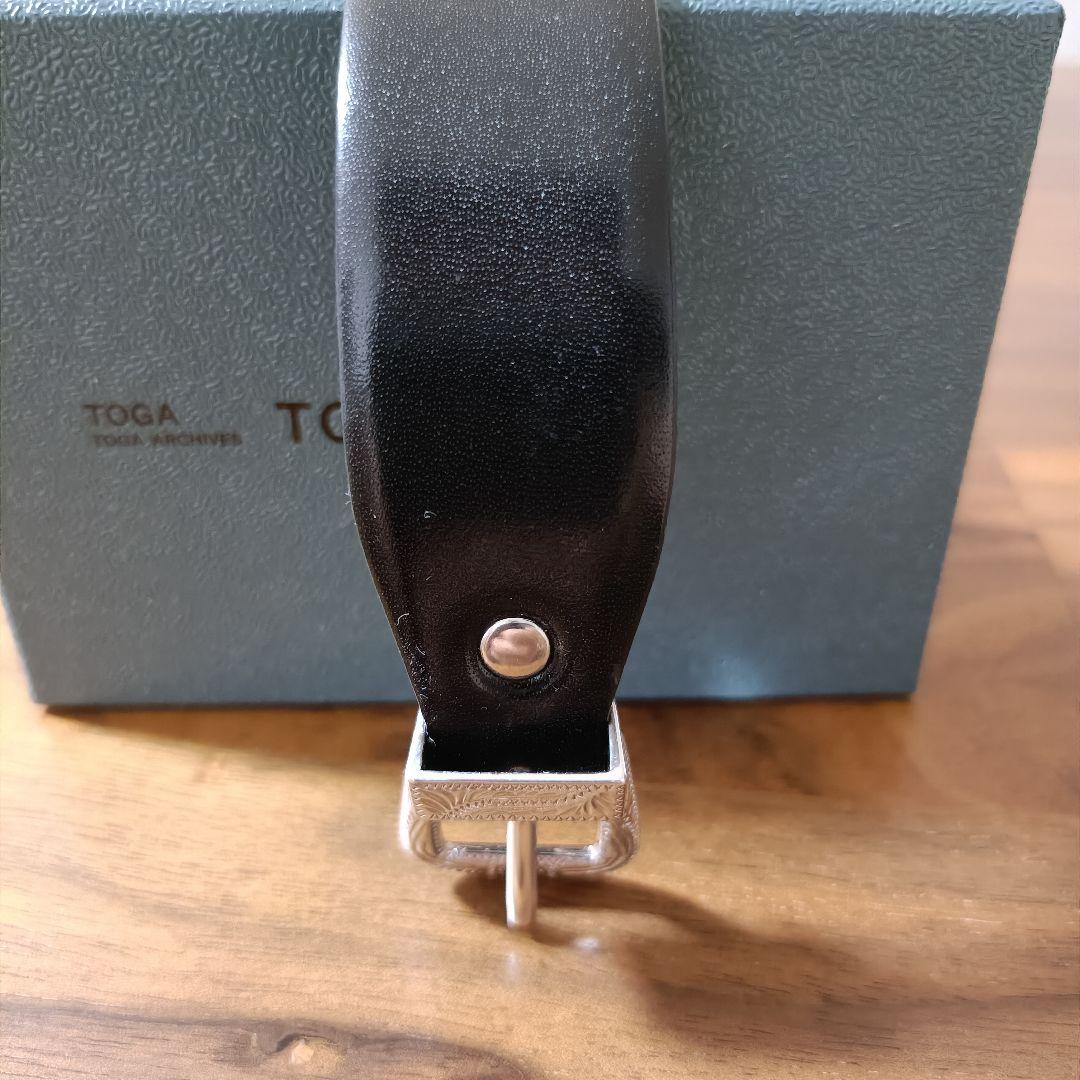 TOGA DOUBLE BUCKLE BANGLE ブラック