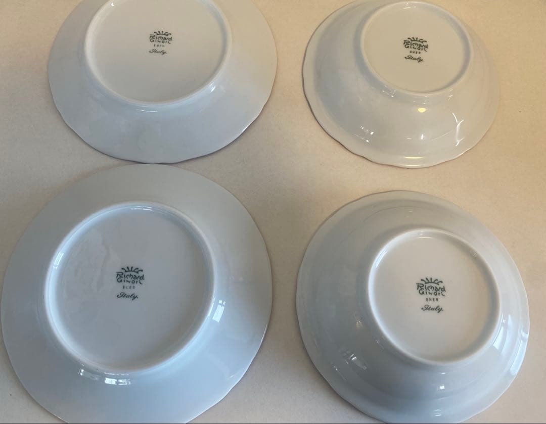 【美品】リチャードジノリ アンティコチェリー 4枚セット