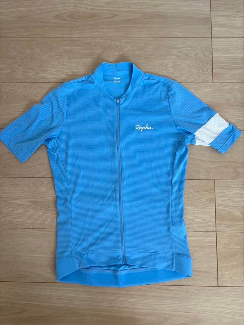 Rapha ライトブルー サイクルジャージ