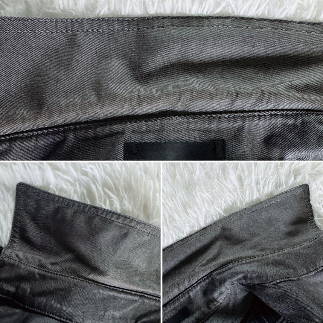 【バーバリーブラックレーベル】 ライナー付きステンカラーコート グレー系 M