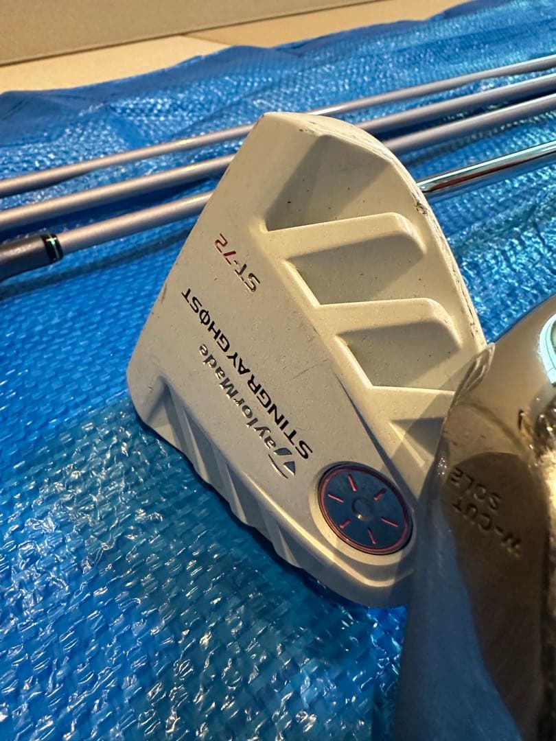 komekko　H-BRID レッドキャディバッグ+ゴルフセット