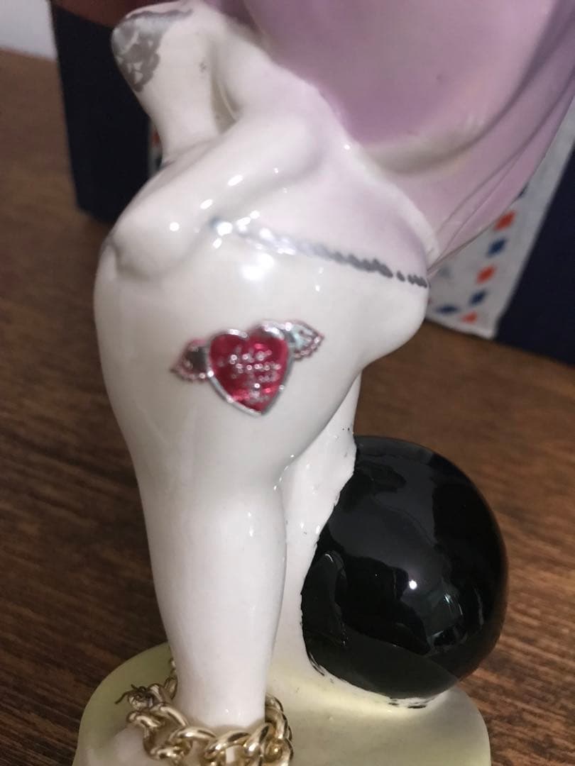 初期 水森亜土 亜土ちゃん 陶器 デッドストック ファンシードール 人形 レトロ