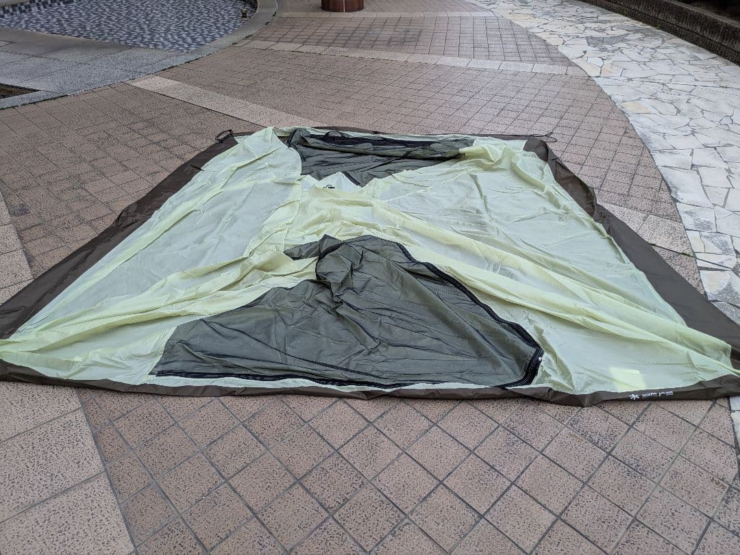 スノーピーク エントリー2ルームエルフィールド　跳ね上げポール付