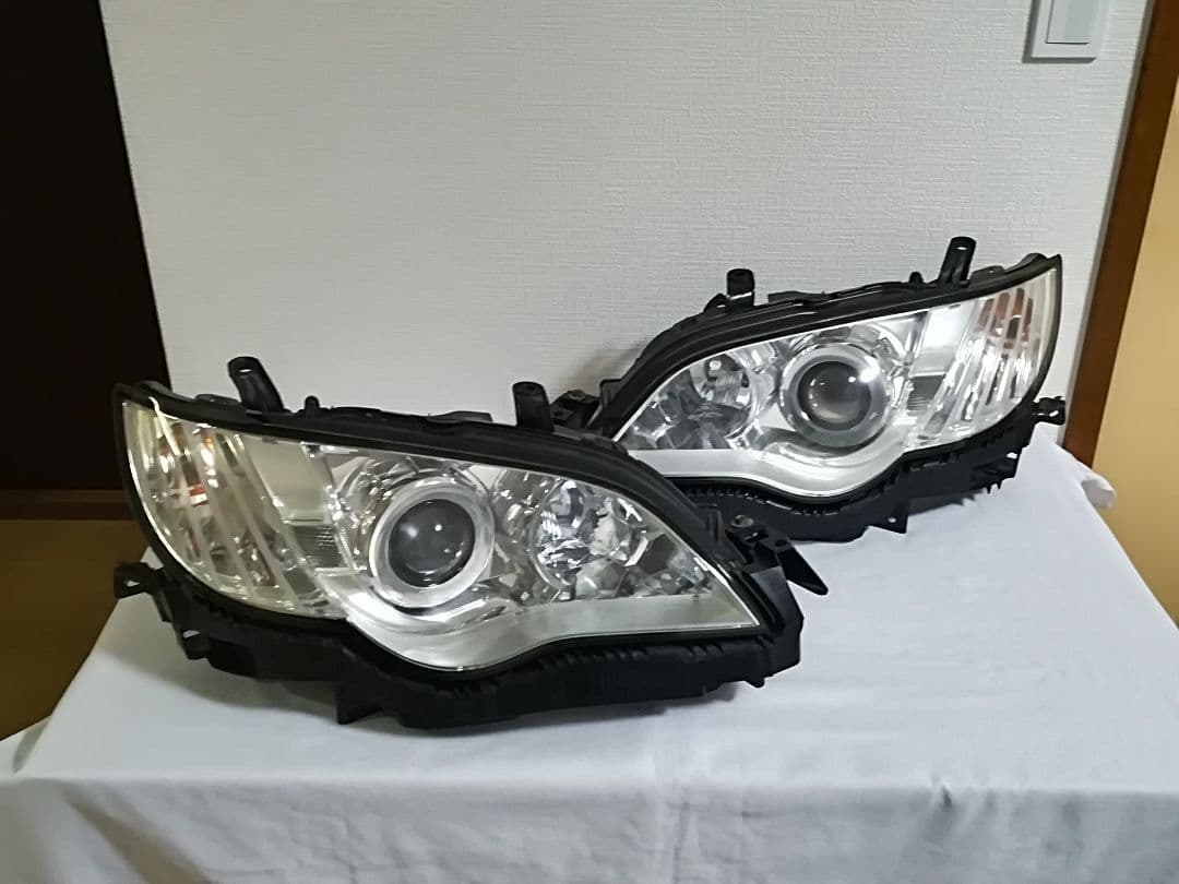 レガシィBP5後期 ヘッドライト左右セット（耐久コート施工済・プロ仕上