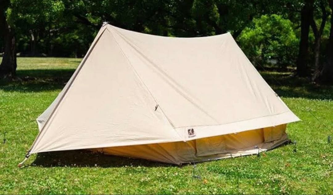 キャンプテント ベージュ 2人用　ハイランダー　アルネス　ユドゥン