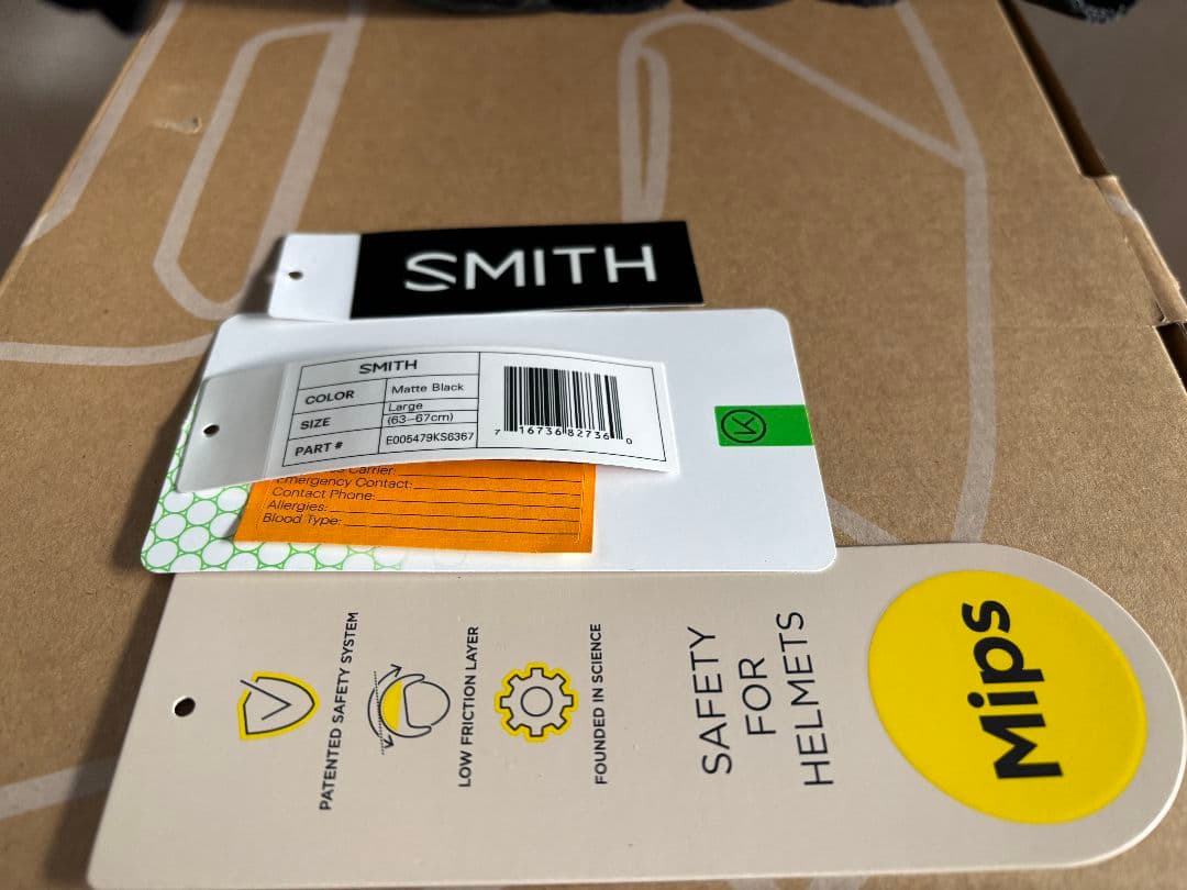 新品未使用　SMITH Method MIPS ヘルメット　Lサイズ