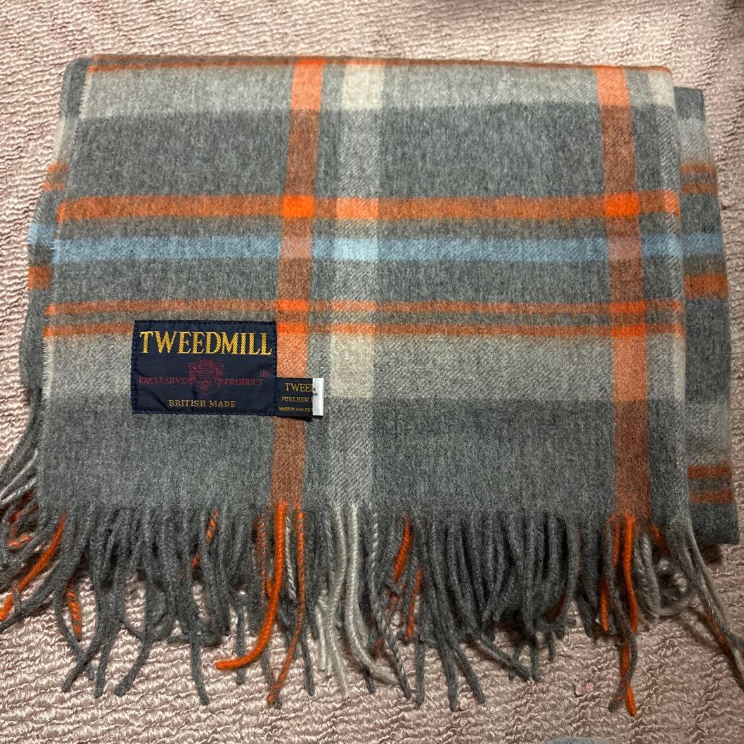 TWEEDMILL/ツイードミル　　チェックストール