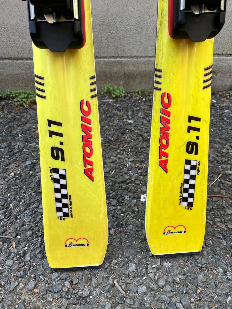 ATOMIC BAX 9.11 スキー 板 イエロー
