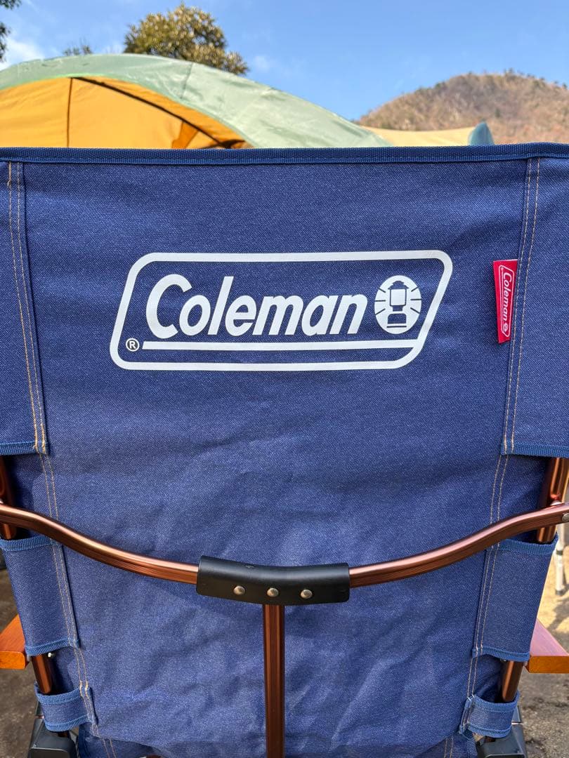 たく‼️コールマン（Coleman ）レイチェア　デニムカラー