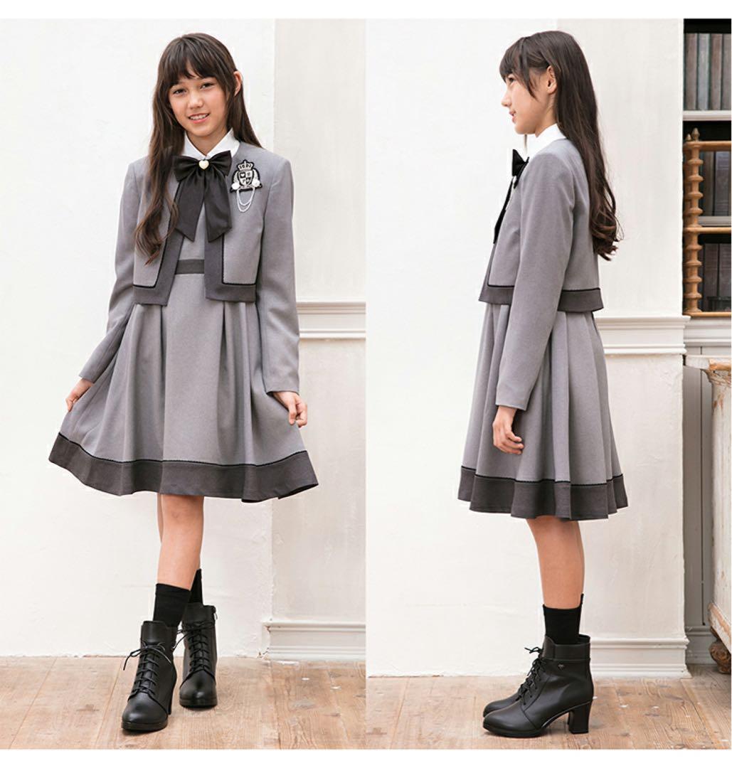 160cm 小学生フォーマルジャケットワンピースDECORA PINKY'S