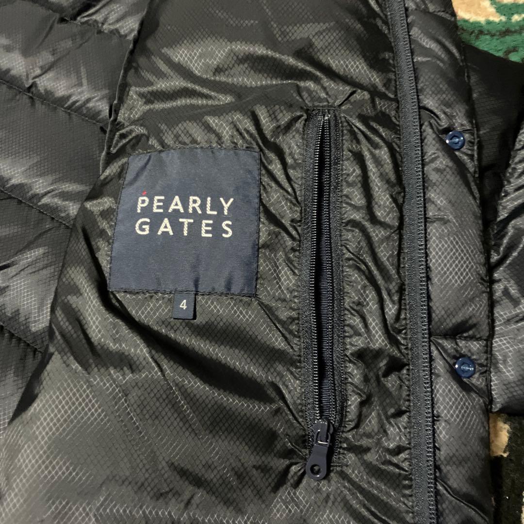 パーリーゲイツ　2WAY サイズ4 ダウンジャケット　ベスト　ネイビー