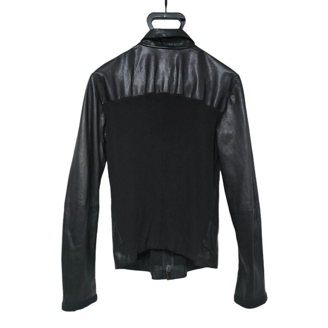 EMPORIO ARMANI レザー 切替 ジャケット GACKT着用 - メルカリ