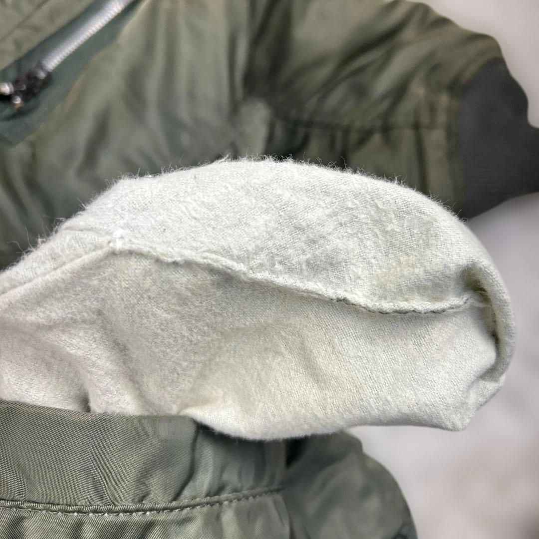 レア 80s USA製 ALPHA MA-1 フライトジャケット 三本線タグ L