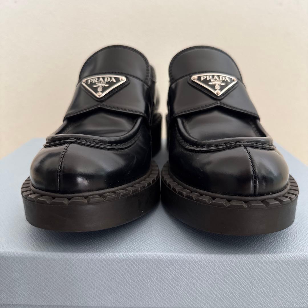 RONISARA さま専用　　PRADA ブラック ローファー 保存袋付き
