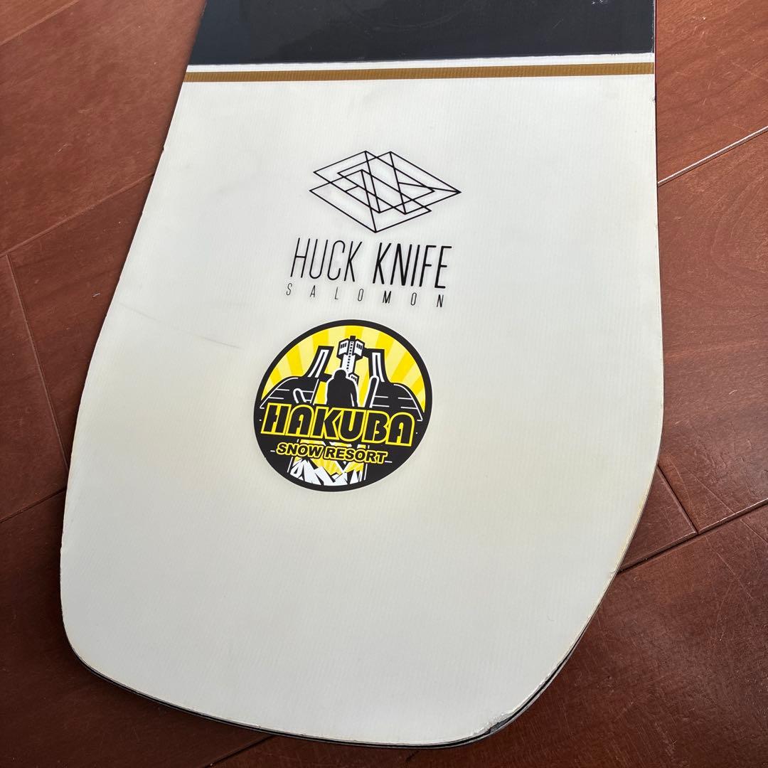 ジュニア用　ハックナイフ　130cm SALOMON スノーボード板　カバー付き