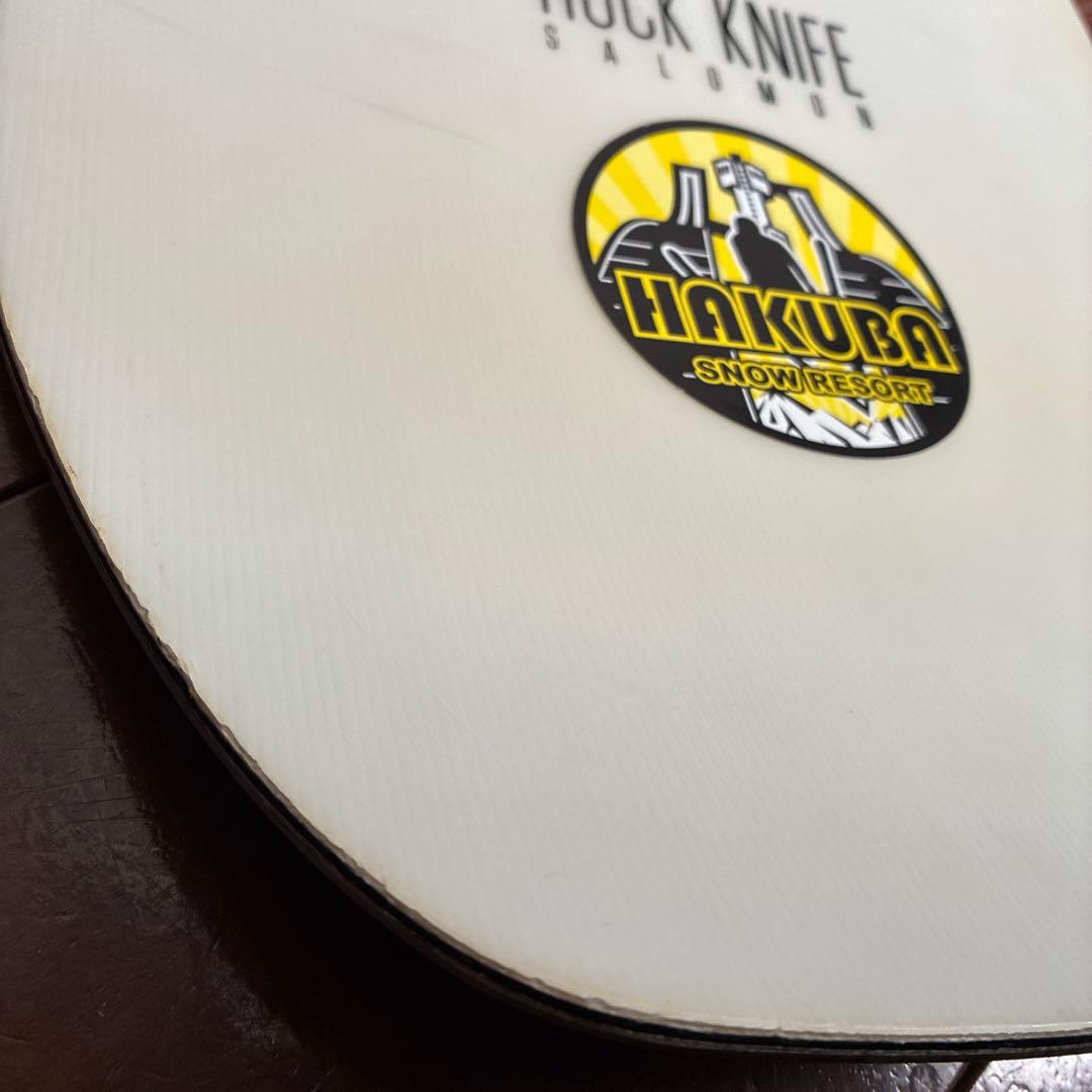 ジュニア用　ハックナイフ　130cm SALOMON スノーボード板　カバー付き