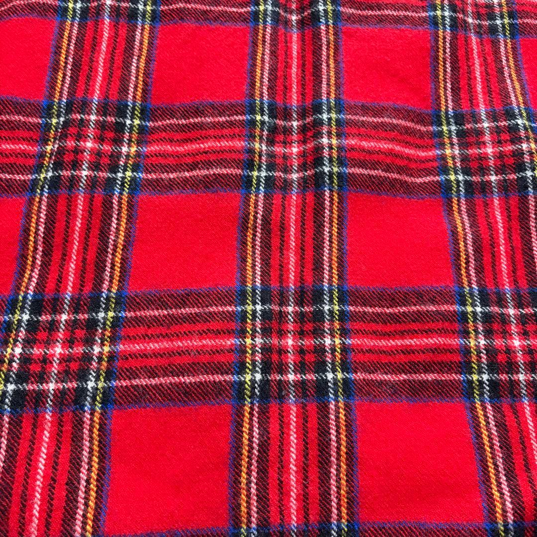 トリコットコムデギャルソン 大判ストール チェック柄 マフラー ブランケット