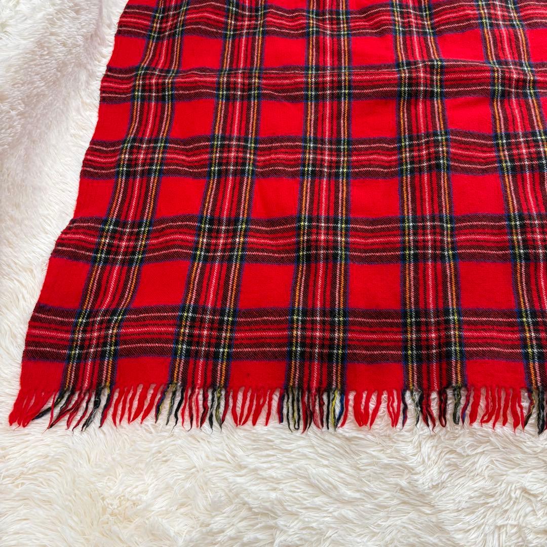 トリコットコムデギャルソン 大判ストール チェック柄 マフラー ブランケット