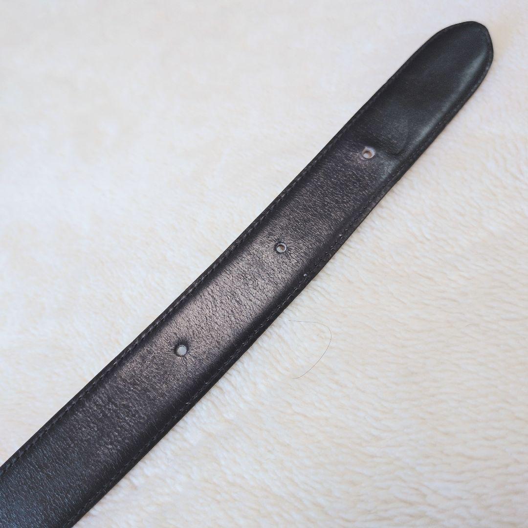 ★GUCCI グッチ 黒 レザーベルト ゴールド CCロゴ　送料込み