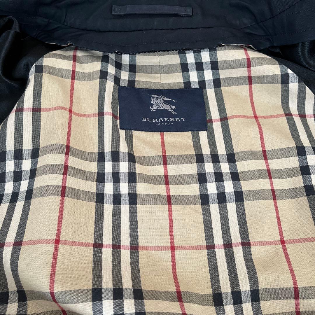 バーバリーステンカラーコート　ブラック