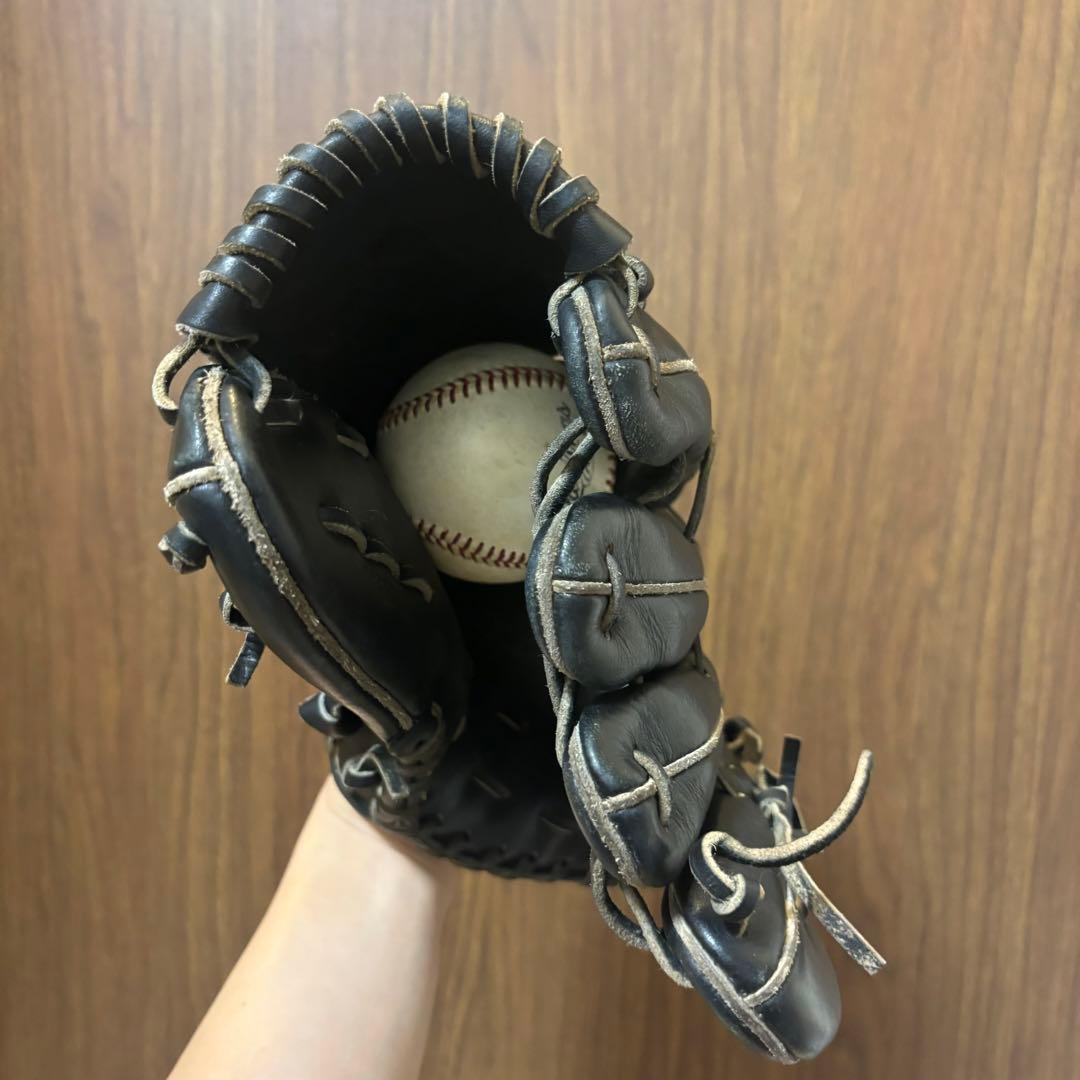 ZETT プロステイタス 投手用グローブ 軟式 ブラック